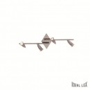 Ideal Lux 006321 Wand- und Spotleuchte Alfa 4x50W | GU10 - Nickel
