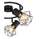 Globo 54017-3 Pendelleuchte Priska 2x40W | E27 - schwarz