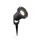 Philips 17481/30 / P0 Außenleuchte Puled 1x5w | LED GU10 | 350lm | 2700k | IP44 - schwarz