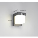 Trio TR23286132 LED solar Außenwandleuchte COLOMBO  | 5,5W integrierte LED-Quelle | 650lm | 4000K