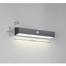 Trio TR23306102 LED solar Außenwandleuchte SILVES  | 6W integrierte LED-Quelle | 700lm | 4000K