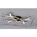 Trio TR23691132 LED Wandleuchte POLLOCK  | 22W integrierte LED-Quelle | 1x2500lm | 3000K | schwarz