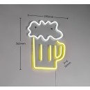 Trio R23721100 Wandleuchte BEER | 5W integrierte LED-Quelle | mit Schalter