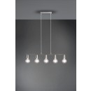Trio R30185007 Hängende Deckenleuchte Vannes 5x40w | E27 - Matt Nickel