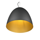 Trio R30661980 Deckenleuchte Tilda 1x40W | E27 - höhenverstellbar, schwarz, gold