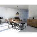 Trio R30661980 Deckenleuchte Tilda 1x40W | E27 - höhenverstellbar, schwarz, gold