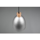 Trio R30681067 Hängende Deckenleuchte Jagger 1x40w | E27 - Nickel