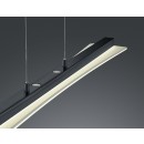 Trio R32421132 LED Hängende Deckenleuchte Smash 1x18w | 1800lm | 3000-4000-5000-6500K - 3-Phasen-Dimmen, Einstelltemperatur einstellbar, einstellbar, schwarz