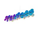 Trio R33681153 LED Pendelleuchte PULSE | 178W integrierte LED-Quelle | 2000lm | 4000K | Trio - SwitchDimmer | Seilleuchte