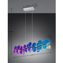 Trio R33681153 LED Pendelleuchte PULSE | 178W integrierte LED-Quelle | 2000lm | 4000K | Trio - SwitchDimmer | Seilleuchte