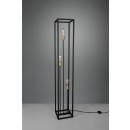Trio R40193032 Stehleuchtes Leuchte Vito 3x40w | E27 - Fußschalter, matt schwarz