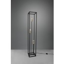 Trio R40193032 Stehleuchtes Leuchte Vito 3x40w | E27 - Fußschalter, matt schwarz