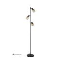Trio TR41783032 Stehlampe CADIZ  | 10W E14 | mit Schalter | schwarz