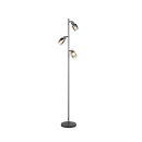 Trio TR41783042 Stehlampe CADIZ  | 10W E14 | mit Schalter | schwarz