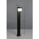 Trio TR43286132 LED solar Wegeleuchte COLOMBO  | 5,5W integrierte LED-Quelle | 650lm | 4000K