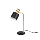 Trio R51041080 Tischleuchte Adam 1x10W | E27 - schwarz, gold