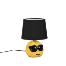 Trio R51201002 Tischleuchte Coolio 1x10W | E14 - gelb, schwarz