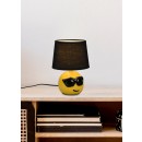 Trio R51201002 Tischleuchte Coolio 1x10W | E14 - gelb, schwarz