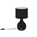 Trio R51291002 Tischleuchte Sprout 1x25W | E27 - Kabelschalter, schwarz