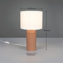 Trio R51811972 Tischlampe BLAIR | 10W E27 | mit Schalter