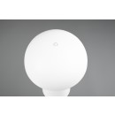 Trio R52176101 LED Garten Schreibtischlampe Lennon 1x2w | 180lm | 3000k | IP44 | - 3-Phasen-Dimmen, USB, weiß