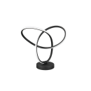 Trio TR53591132 LED Tischlampe LANDO  | 8W integrierte LED-Quelle | 1x800lm | 3000K | mit Schalter | schwarz