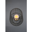 Trio R55256111 LED Solar Leuchte Mineros 1x0,2W | IP44 - Flammimitation, Dämmerungssensor, Anthrazit