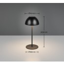 Trio TR55601132 LED Tischlampe ORTIZ | 2W integrierte LED-Quelle