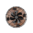 Trio R61105032 Deckenventilator mit Beleuchtung Trondheim 4x10W | E27 - Fernbedienung, Timer, 3 Geschwindigkeiten, Holz, schwarz