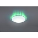 TRIO R62093500 LED Deckenleuchte Bilbo 1x13W | 1000L | 2700-5500K | IP20 | RGBW - dimmbar, indirektes Licht, Temperatureinstellung, Fernbedienung, Sternenhimmel-Effekt, separater Schalter, weiß