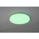 Trio R62381100 LED-Deckenleuchte Kira 1x18w | 2000lm | 3000K-6000K | RGB - Speicherfunktion, dimmbar, Nachtmodus, Fernbedienung, Stellar-Effekt, weiß