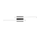 Trio R62472432 LED-Deckenleuchte Route 2x5W | 1200lm | 4000 K - schwarz
