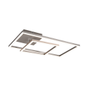 Trio R62642407 LED-Deckenleuchte Padella 1x25W | 3000lm | 4000K - dimmbar, einstellbar, Dimmschalter, Nickel matt