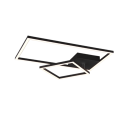 Trio R62642432 LED-Deckenleuchte Padella 1x25W | 3000lm | 4000K - dimmbar, einstellbar, Dimmschalter, mattschwarz