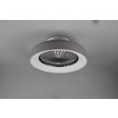 Trio R62662111 LED-Deckenleuchte mit Ventilator Farsund 1x30w | 22200lm | 3000 - 6500K - separate Switches, Fernbedienung, dimmbar, 3 Geschwindigkeiten, Timer, Nachtmodus, Grau