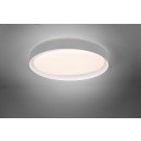 TRIO R62712411 LED Deckenleuchte Zeta 1x24W | 2000L | 2700-6500K | IP20 - dimmbar, Temperatureinstellung, Fernbedienung, grau mit weiß