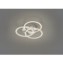 Trio R62823107 LED- Leuchte Circle 1x27w | 3100lm | 2700K-6000K - einstellbar, dimmbar, Nachtmodus, Fernbedienung, mattes Nickel