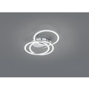 Trio R62823107 LED- Leuchte Circle 1x27w | 3100lm | 2700K-6000K - einstellbar, dimmbar, Nachtmodus, Fernbedienung, mattes Nickel