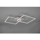 Trio R62843187 LED-Deckenleuchte Arribo 1x29W + 65W | 3250lm + 600lm | 3000k | RGB - Fernbedienung, dimmbare, getrennte Schalter, Titan