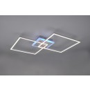 Trio R62843187 LED-Deckenleuchte Arribo 1x29W + 65W | 3250lm + 600lm | 3000k | RGB - Fernbedienung, dimmbare, getrennte Schalter, Titan