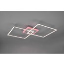 Trio R62843187 LED-Deckenleuchte Arribo 1x29W + 65W | 3250lm + 600lm | 3000k | RGB - Fernbedienung, dimmbare, getrennte Schalter, Titan