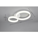 Trio R63601231 LED Deckenleuchte SCOPE | 22W integrierte LED-Quelle | 3000lm | 4000K