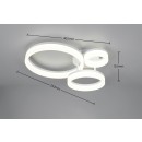 Trio R63601331 LED Deckenleuchte SCOPE | 32W integrierte LED-Quelle | 4200lm | 4000K