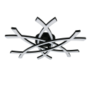 Trio TR63691132 LED Deckenleuchte POLLOCK  | 33W integrierte LED-Quelle | 1x3800lm | 3000K | schwarz