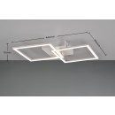 Trio R64492131 LED Anbau-Kronleuchter Trail | 20W integrierte LED-Quelle | 2500 lm | 4000K