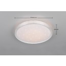 Trio TR64811101 LED Deckenleuchte VARDA | 24W integrierte LED-Quelle