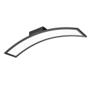 Trio TR64861132 LED Deckenleuchte SIGMA | 23W integrierte LED-Quelle | 1x2600lm | 3000K | schwarz