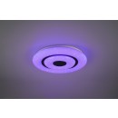 Trio R65081000 LED-Deckenleuchte Rana 1x165w | 2000lm | 2700-6000k | RGB - dimmbare, Speicherfunktion, Fernbedienung, Nachtmodus, Star-Effekt, Wiz, weiß