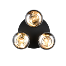 Trio TR66643054 Deckenleuchte DIVINA | 10W E14 | rauchfarben