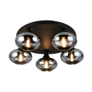 Trio TR66645054 Deckenleuchte DIVINA  | 10W E14 | rauch­far­ben